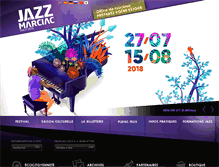 Tablet Screenshot of jazzinmarciac.com